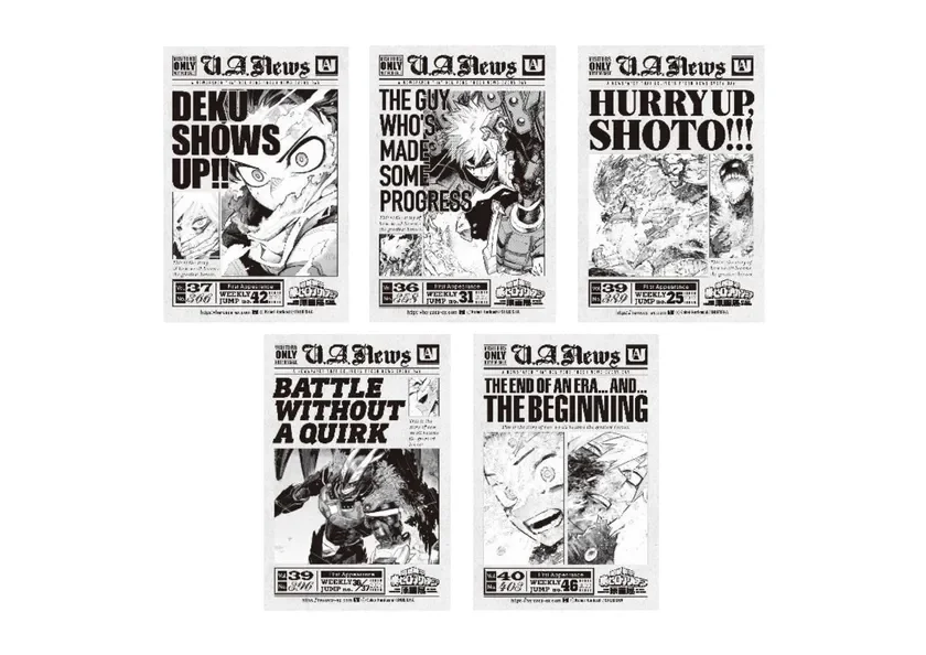 タブロイド風ステッカー(全5種)