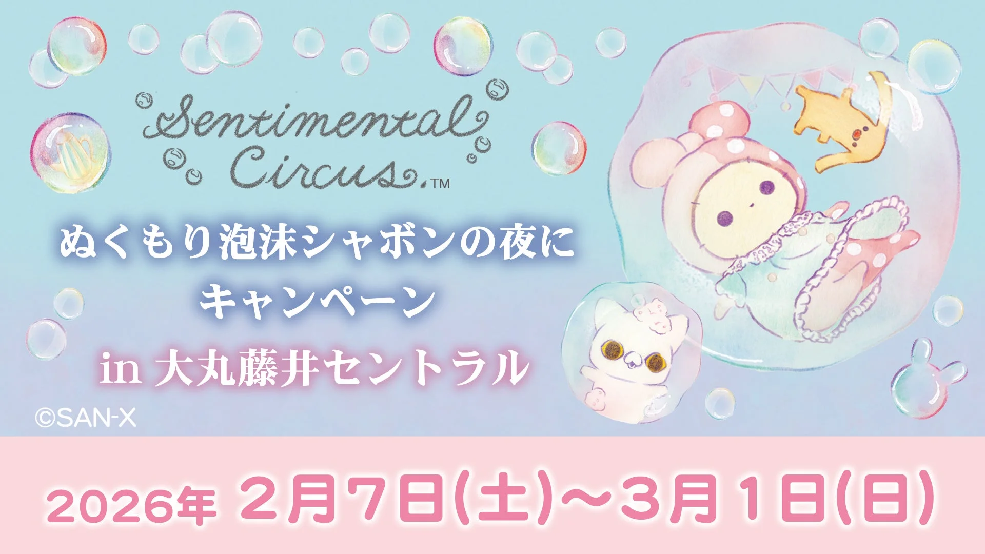 大丸藤井セントラルキャンペーン告知