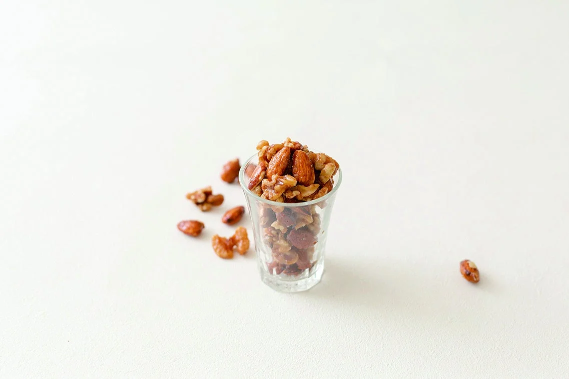 キャラメリゼされたミックスナッツ