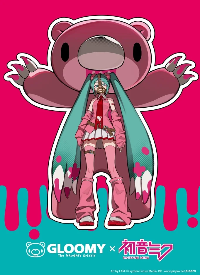 GLOOMY meets 初音ミク LAM氏描き下ろしコラボアート