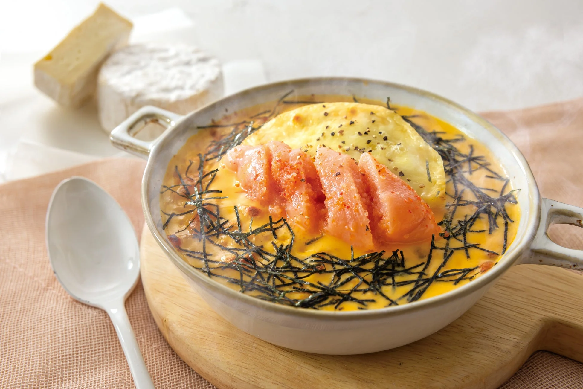 熟成明太子と雲丹のカマンベールチーズドリア