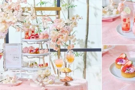 春の訪れを祝う『桜色のストロベリーアフタヌーンティー』全国4都市で期間限定販売