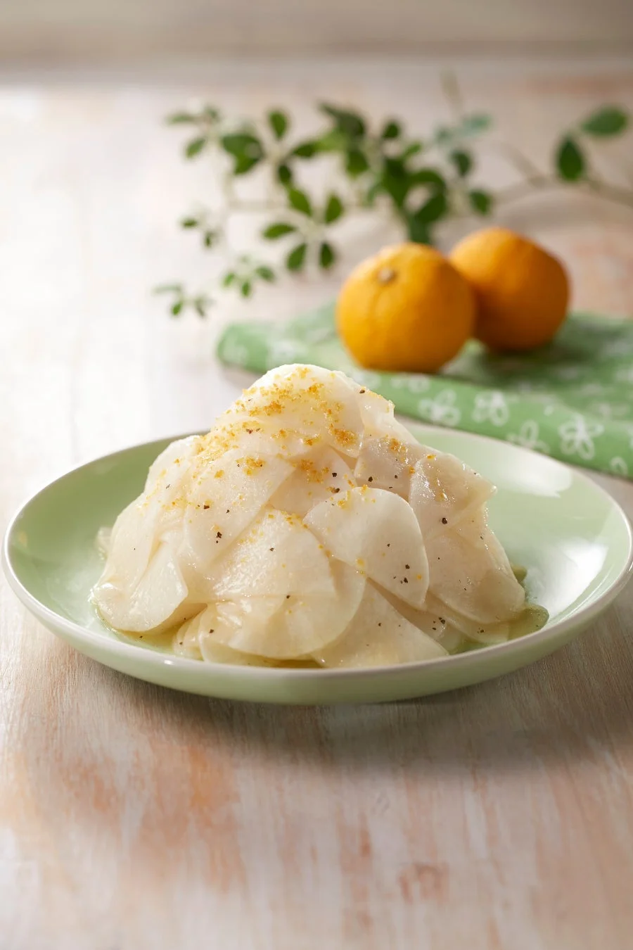 大根マリネの調理例