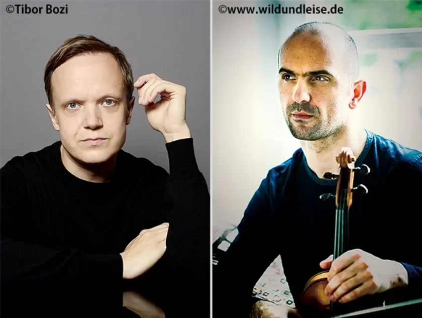 音楽家2人のポートレート