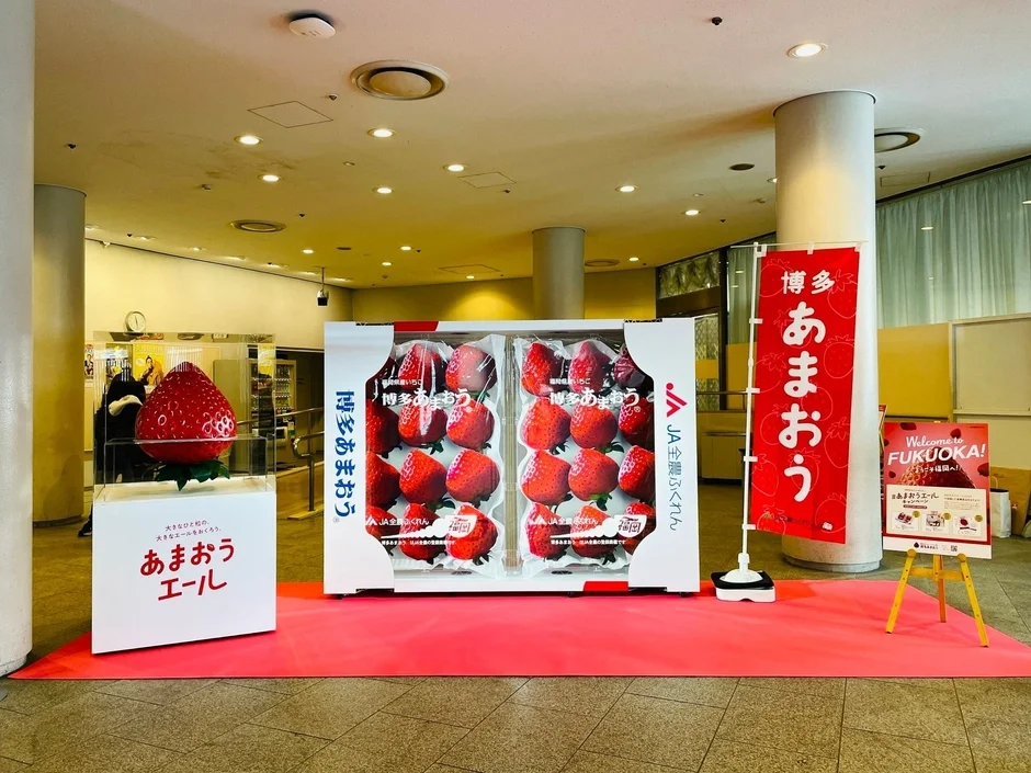 博多あまおうプロモーション展示