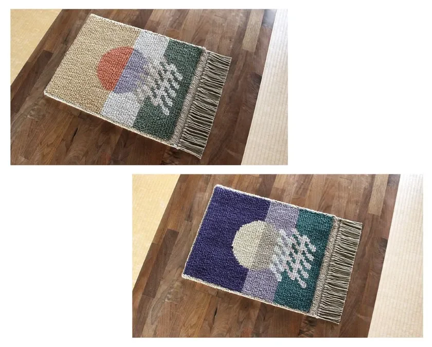 鍋島緞通×Masahiko Kajima氏の共創作品