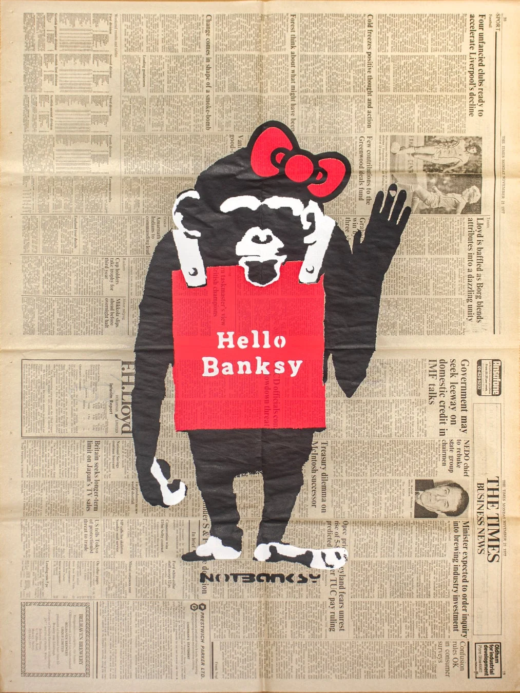 NOT BANKSY「Hello Banksy」