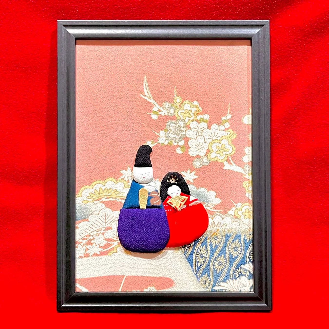 ちりめん細工のひな人形