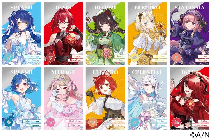 にじさんじ 8th Anniversary ランダムメタルカード Cグループ