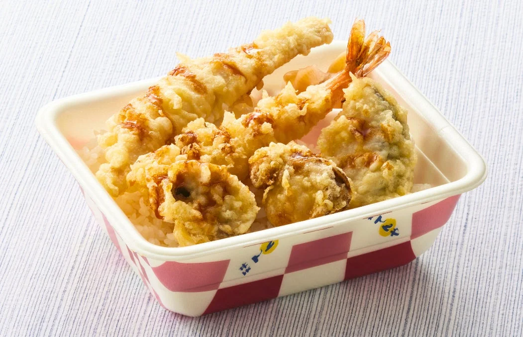 海老と4種の北海道産天丼弁当