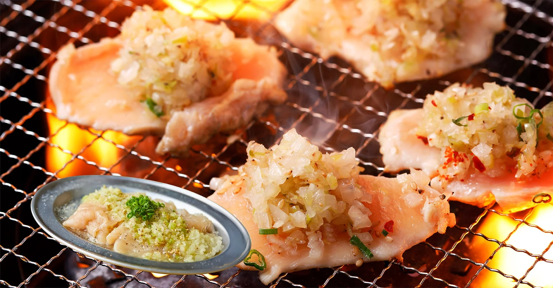 むね肉のねぎ塩焼き