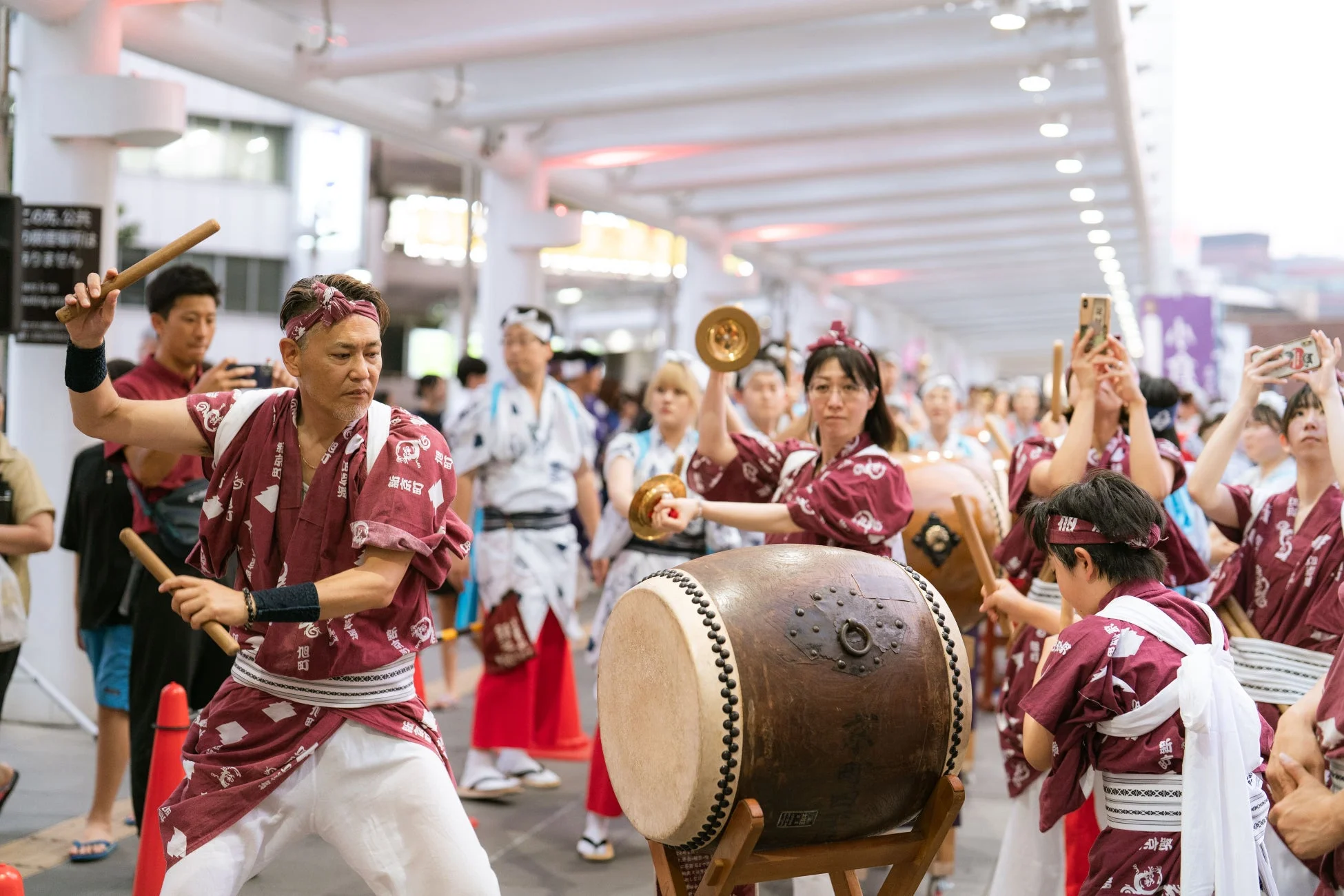 祭り、太鼓、和太鼓、演奏、日本文化、ハッピ