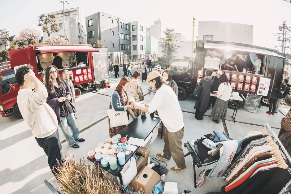 屋外イベント、フードトラック
