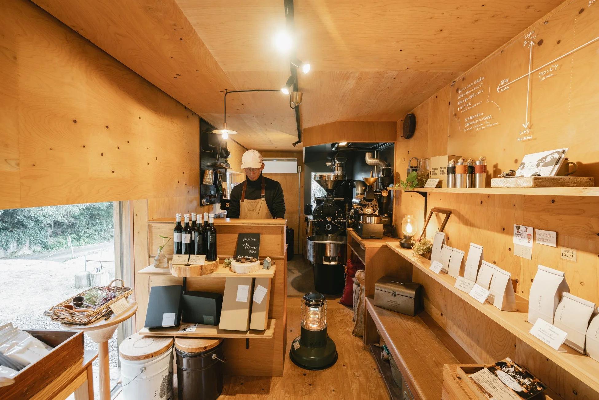 「森とコーヒー。」の店内風景