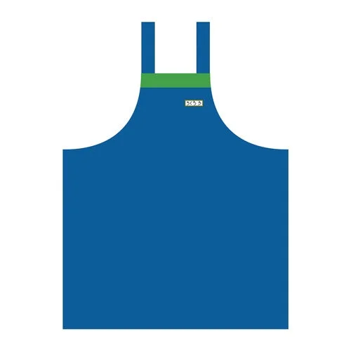 青と緑のエプロン