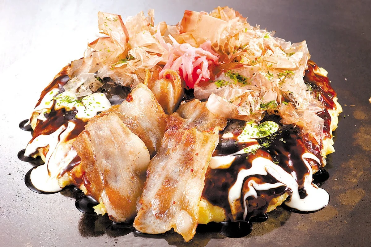 豚バラお好み焼き