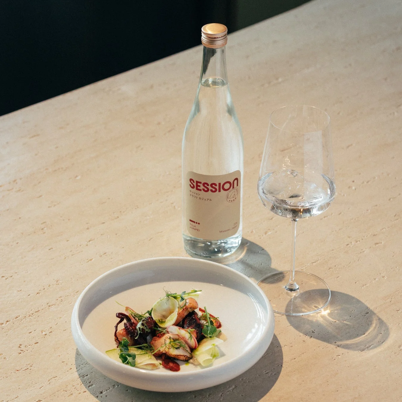 セッションと食事の風景