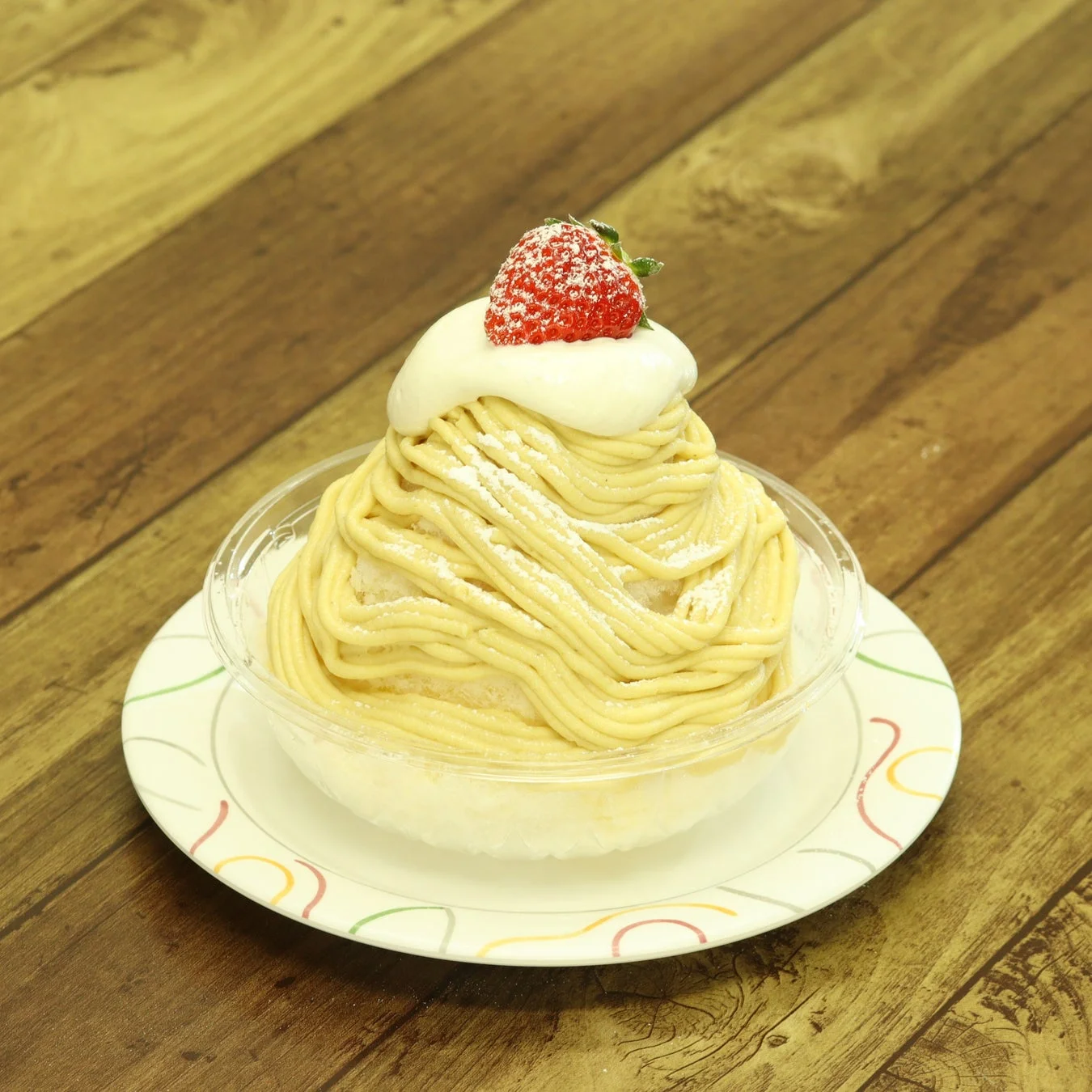 鹿児島県産シルクスイートのモンブラン白熊のイメージ