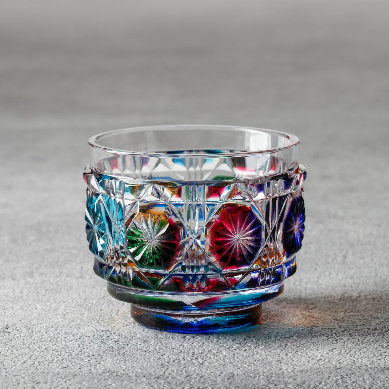 薩摩切子 猪口 彩雲のイメージ