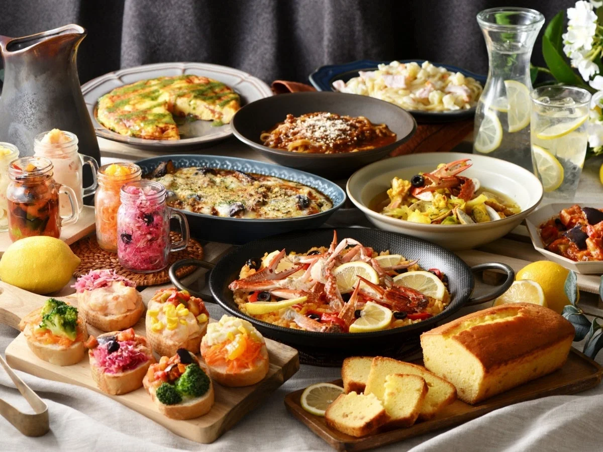 地中海グルメフェアの料理例