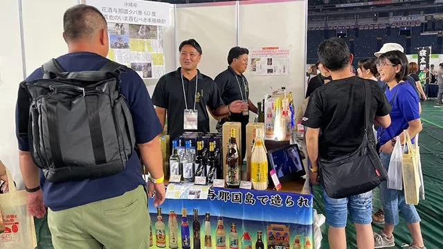 沖縄の泡盛ブース