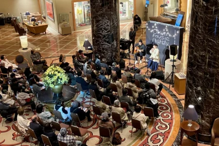 ホテルオークラ福岡、チャリティロビーコンサート支援金を東日本大震災復興支援へ寄付