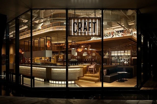 The CRAFT Bar and Grillの店内