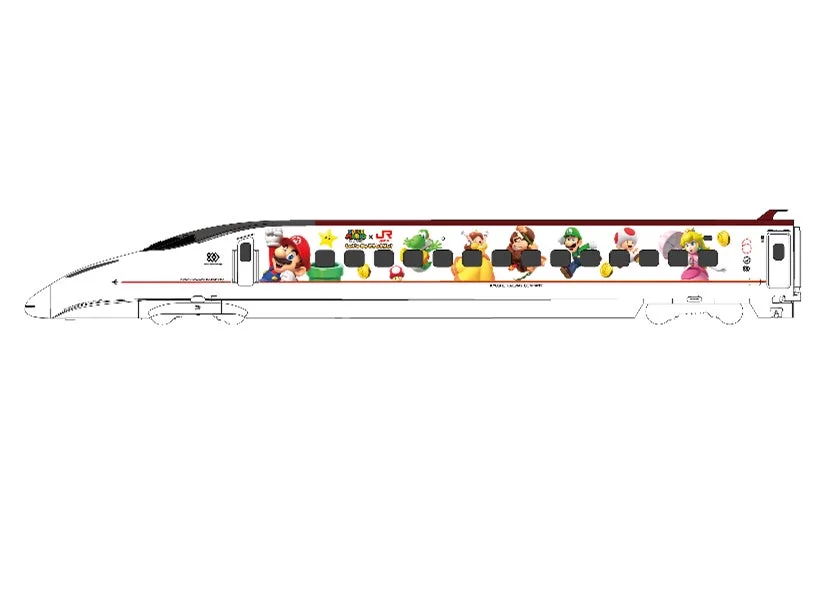 スーパーマリオブラザーズ40周年記念 新幹線