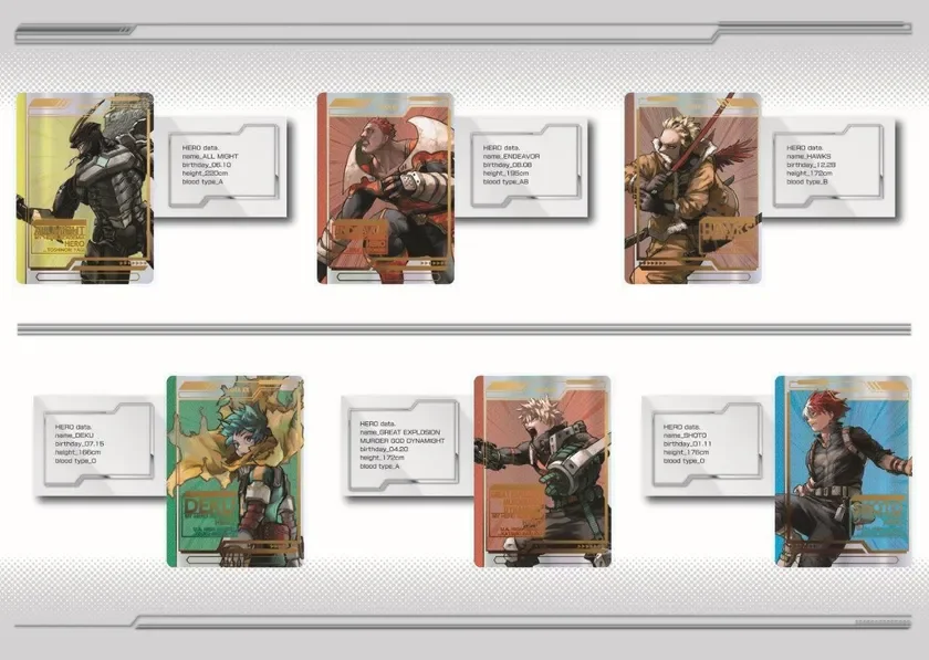 コレクションカードセット 表紙・中面・裏面 デザイン2