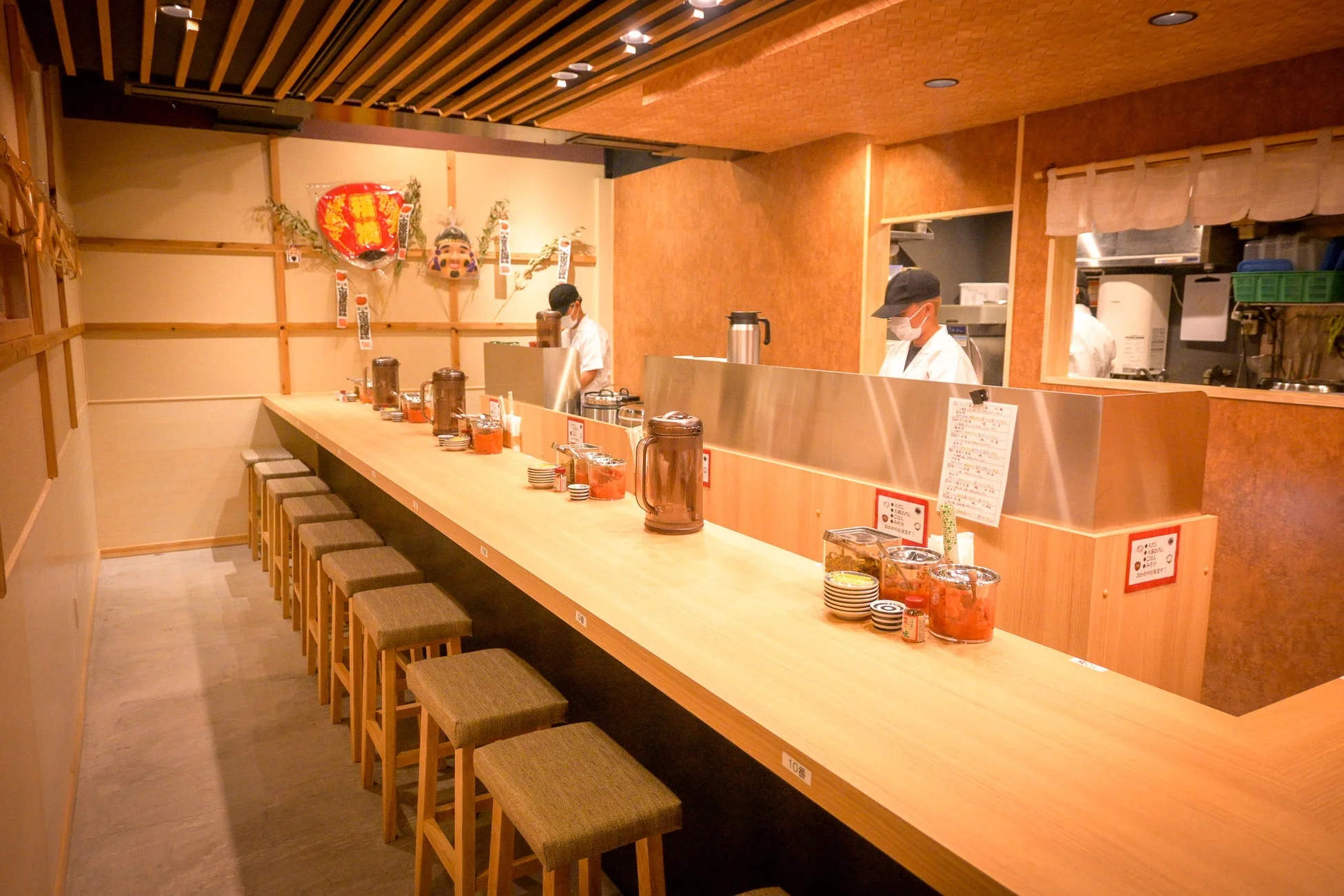 博多の天ぷら 喜水丸 店内