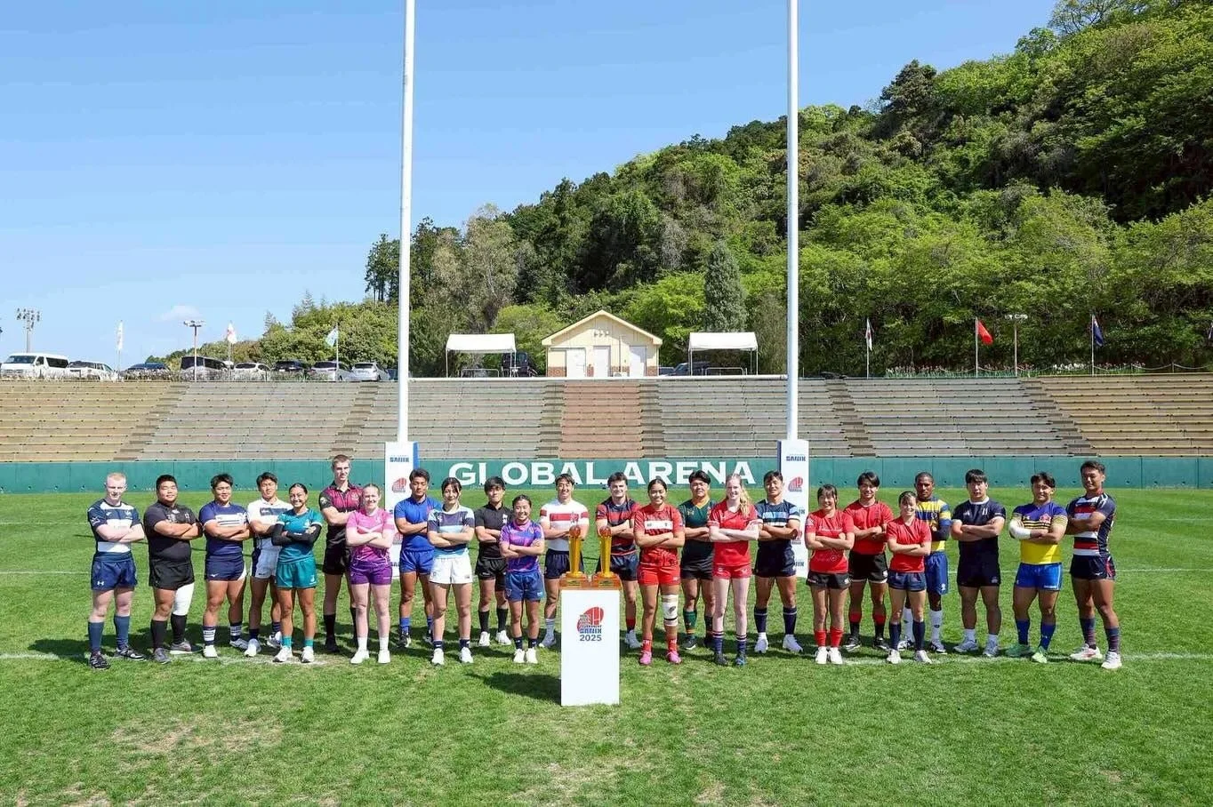 ラグビー選手集合写真