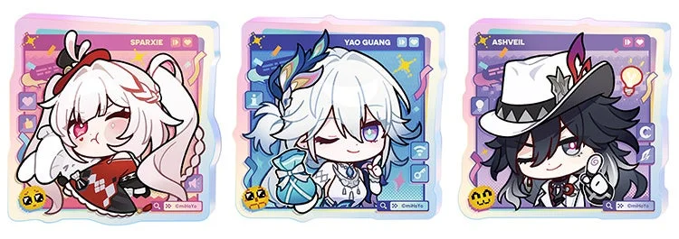 崩壊スターレイル 三周年記念ちびキャラマグネット