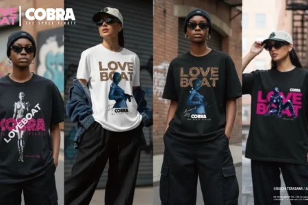 LOVEBOATと伝説的SF作品『COBRA』がコラボレーション 「アートピースとして着られる服」をテーマにTシャツコレクションを展開