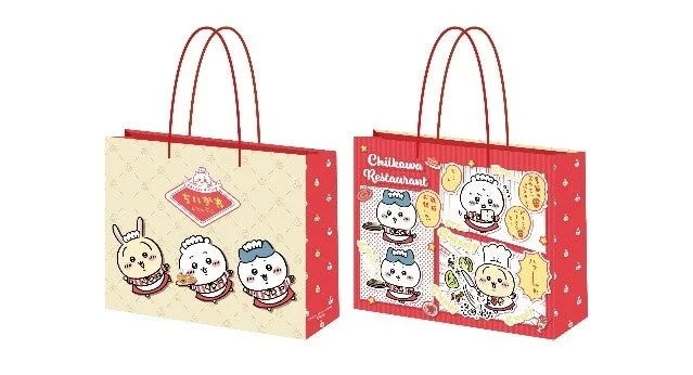 ちいかわキャラクターがデザインされたショッピングバッグ