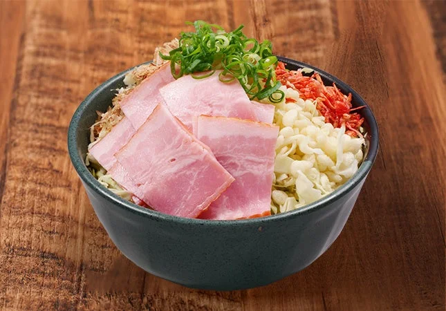 丼もの（ハム、ネギ、天かす）