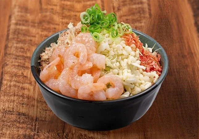 丼もの（エビ、天かす、キャベツ、ネギ）