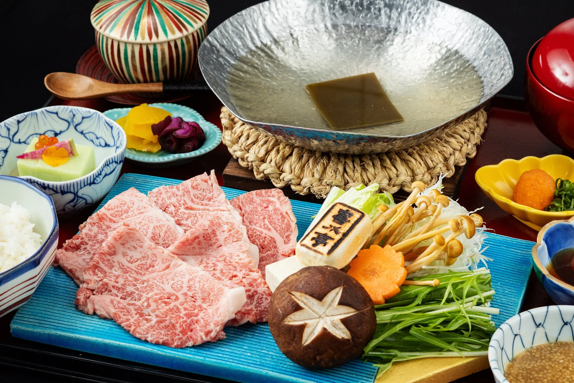 和牛しゃぶしゃぶの定食