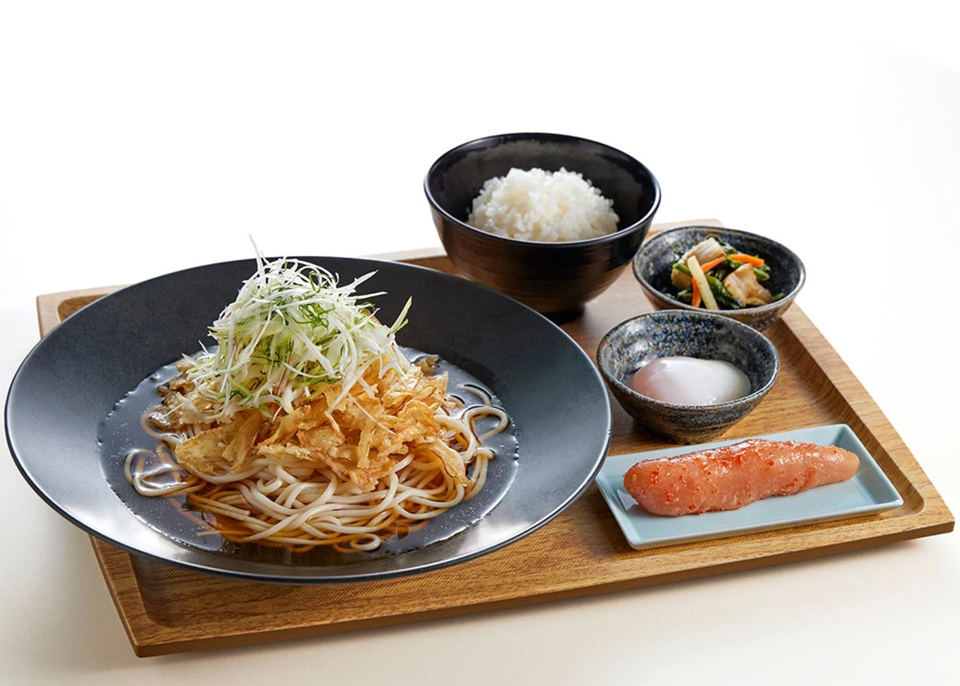 冷やしごぼ天 五島うどん定食