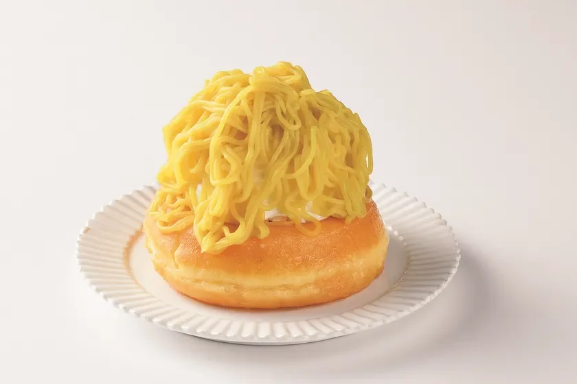 大牟田はにぽての熟成蜜いもモンブランドーナツ