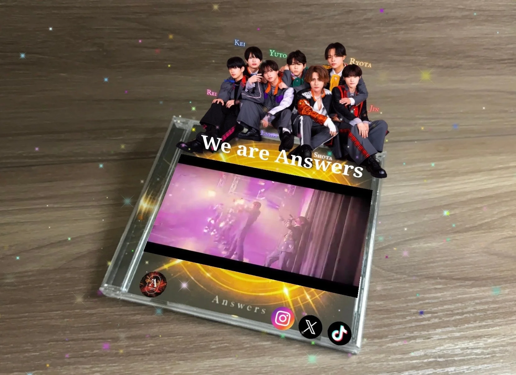 AR対応CDジャケットの例
