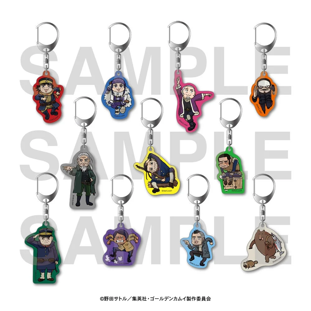 ゴールデンカムイ デフォルメキャラクターアクリルキーホルダー11種類