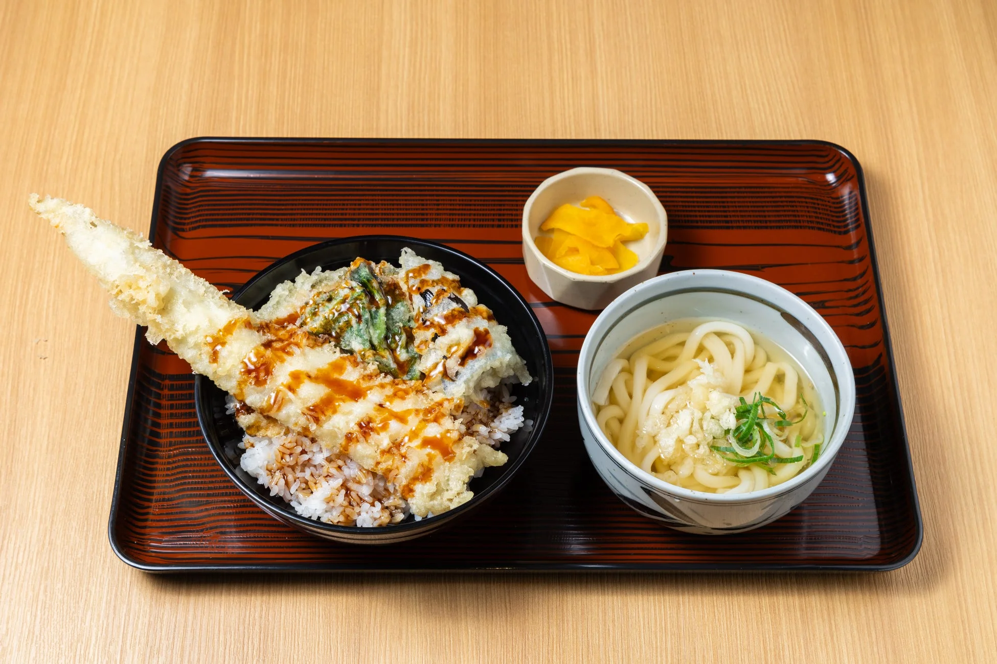 穴子天丼・小うどん