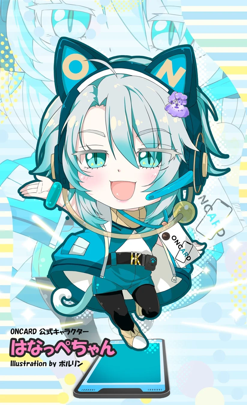 ONCARD公式キャラクター「はなっぺちゃん」