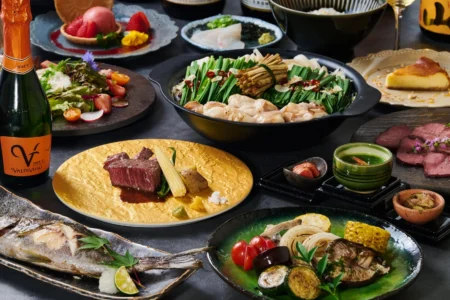 香りを追求する新境地「薪焼きともつ鍋 桂香-KEIKA- 博多西中洲」が7月6日グランドオープン、記念として特別コースに飲み放題を無料提供