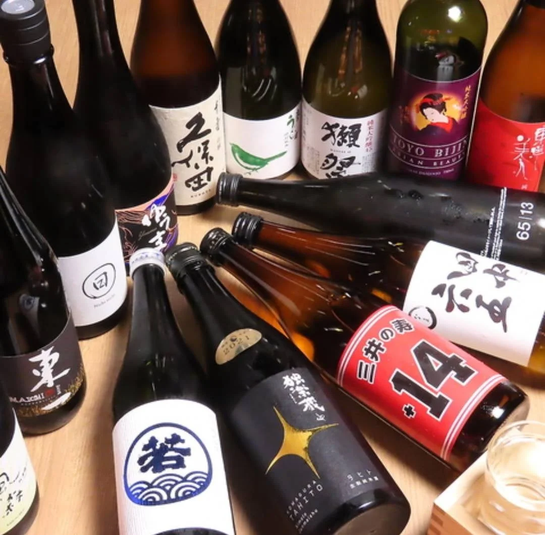 厳選した日本酒と焼酎