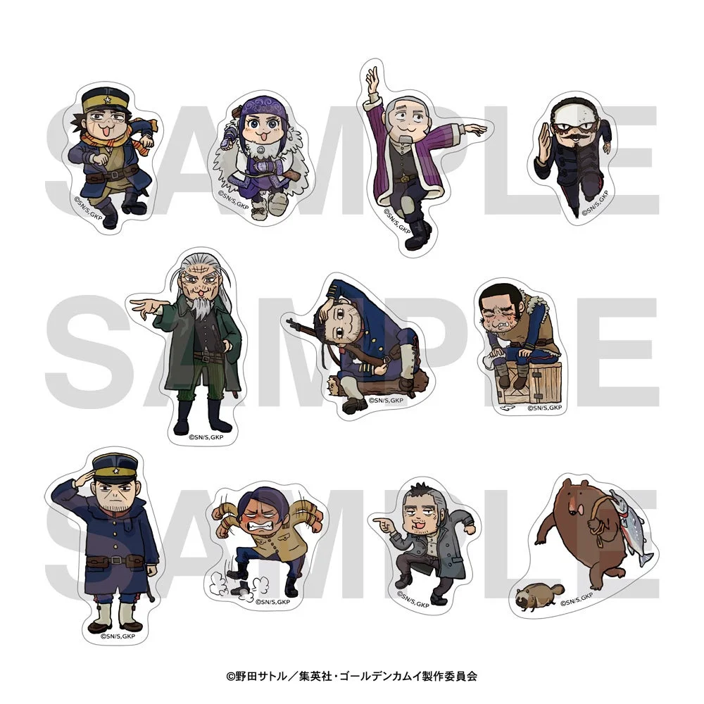 ゴールデンカムイ ちびキャラデフォルメイラスト9種類