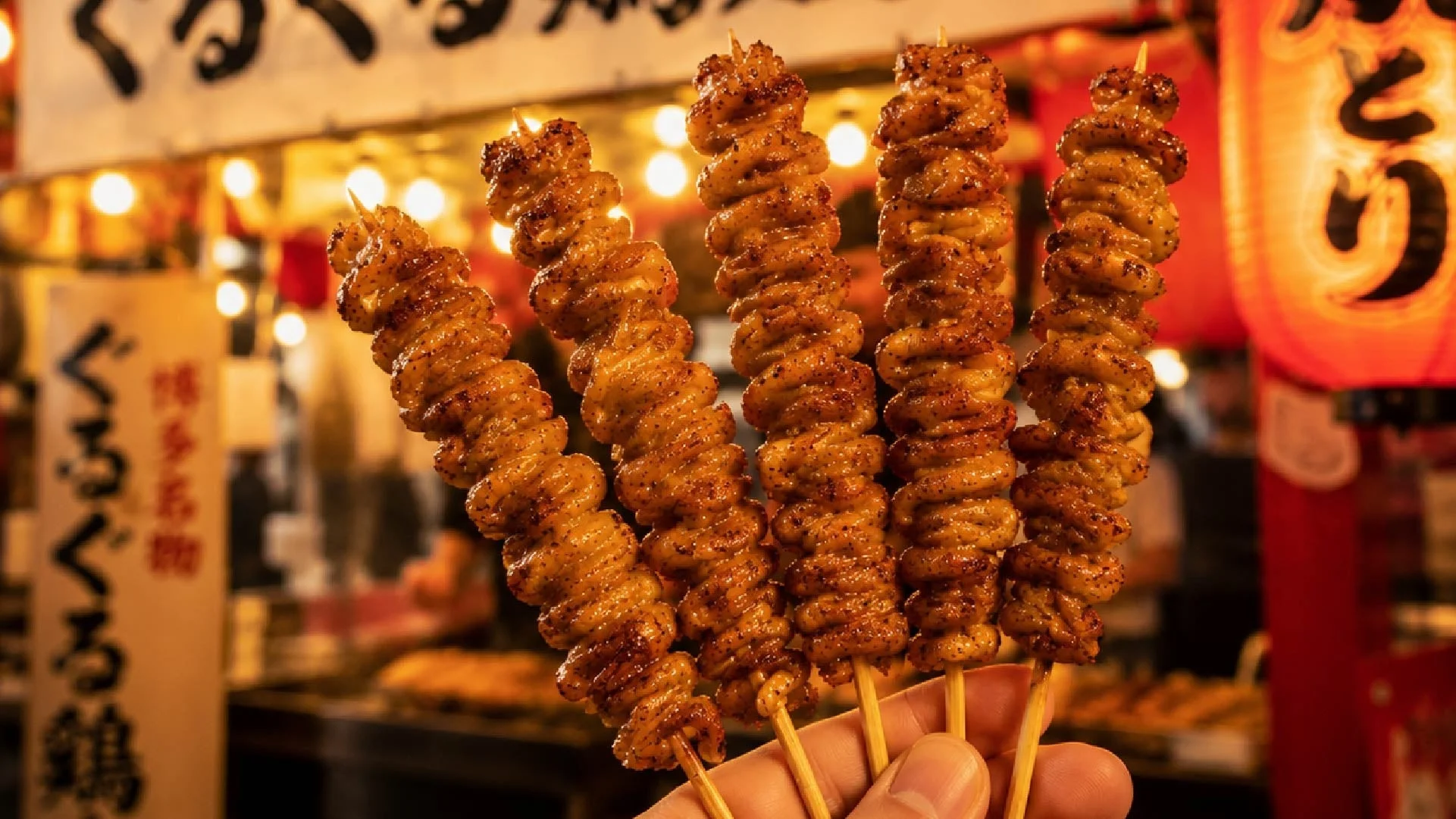 博多名物ぐるぐる鶏皮
