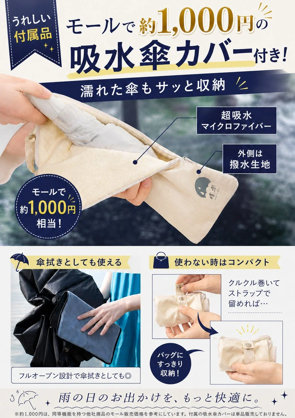 吸水傘カバー