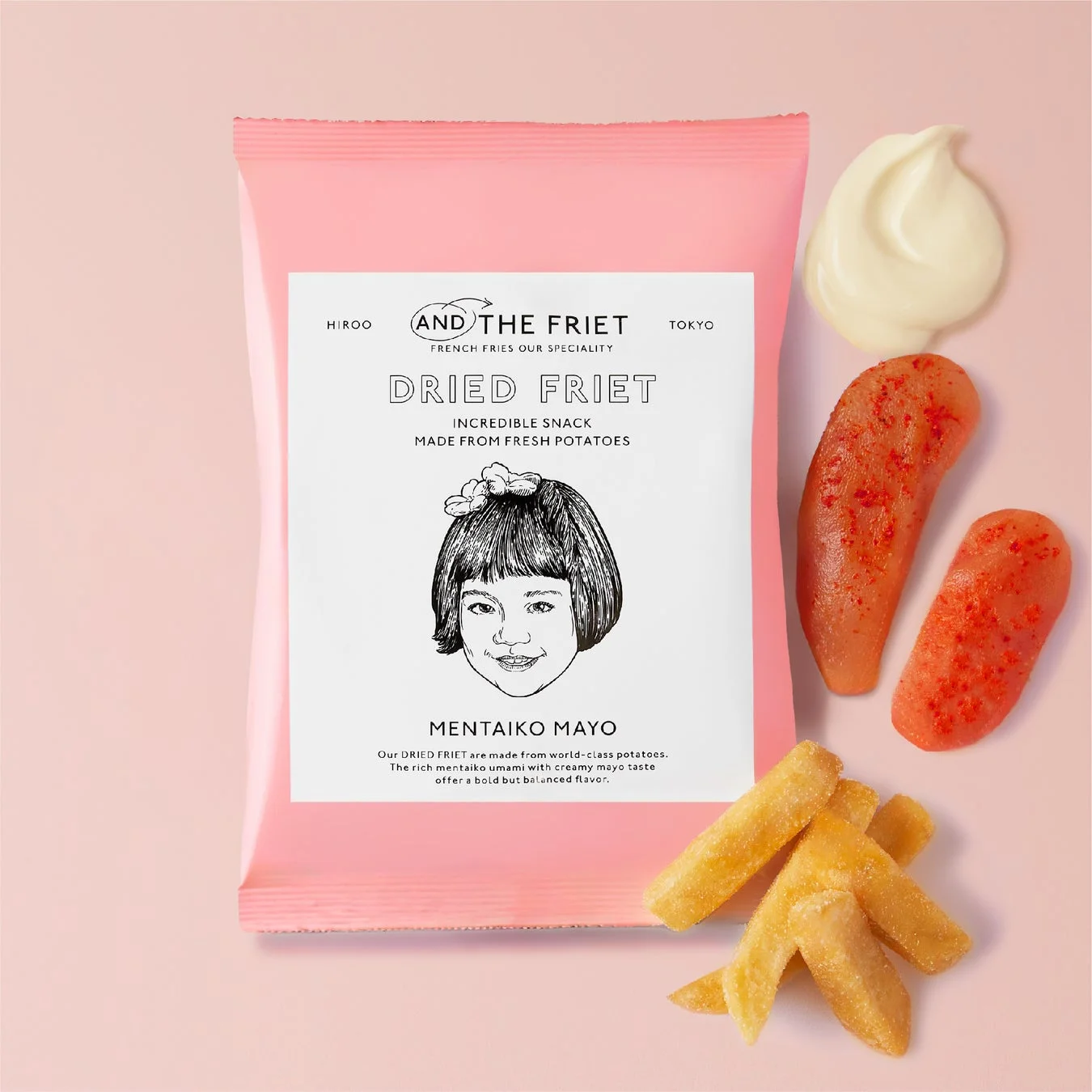 AND THE FRIET ドライフリット 明太子マヨネーズ味