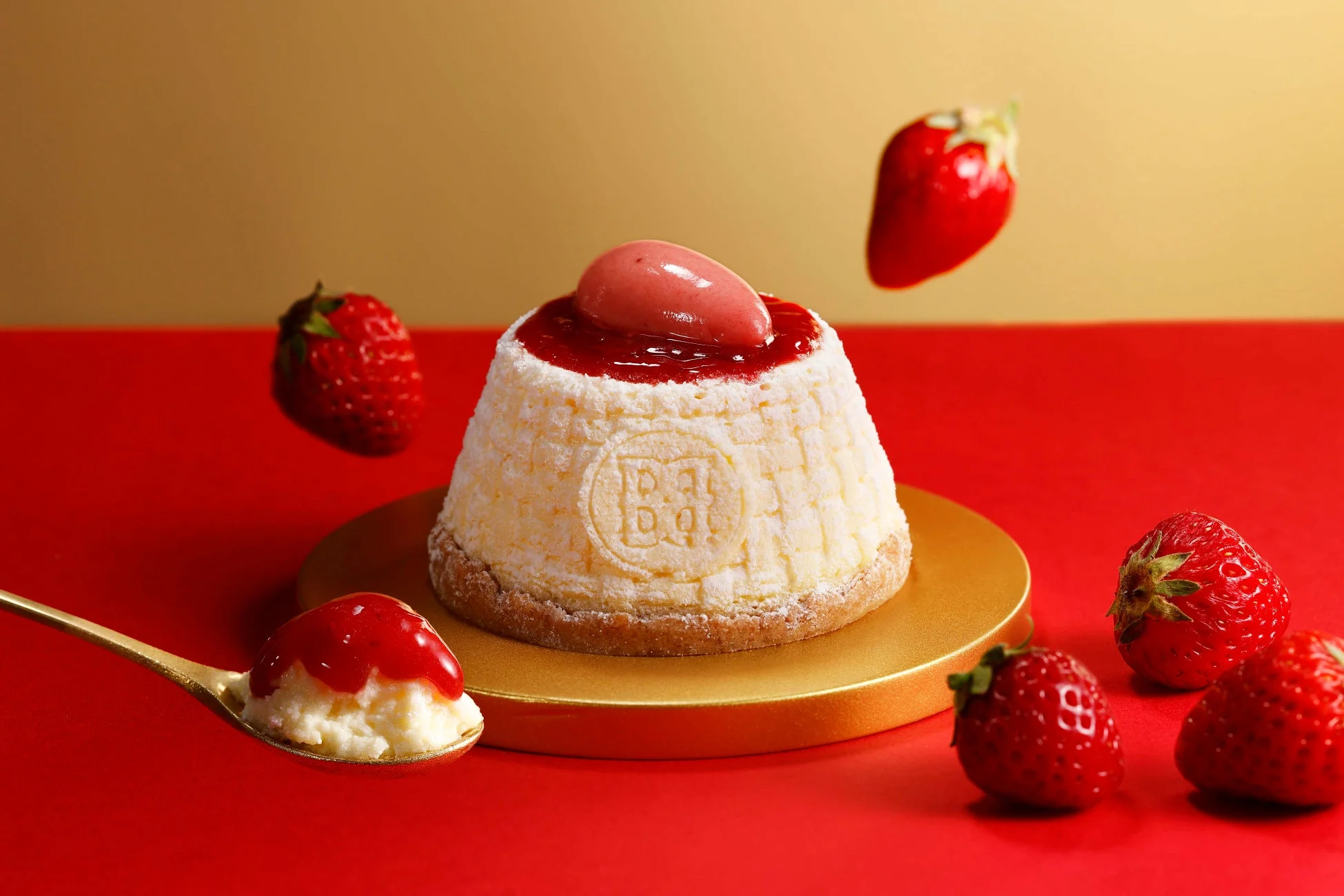 バターステイツ あまおう苺のバターメルティチーズケーキ